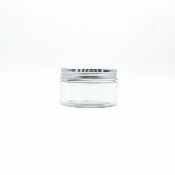 100ml PET Plastic Jars With Aluminum Lid (3.38 oz) 
