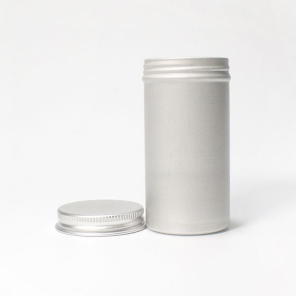 120ml Screw Top Tins of Tall Size and With Open Cap