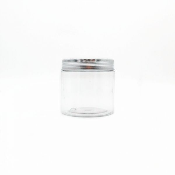 200ml PET Plastic Jars With Aluminum Lid (6.8 oz - High)