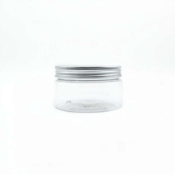 200ml PET Plastic Jars With Aluminum Lid (6.8 oz - Low)
