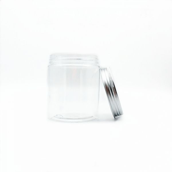 250ml PET Plastic Jars With Aluminum Lid (8.45 oz) 