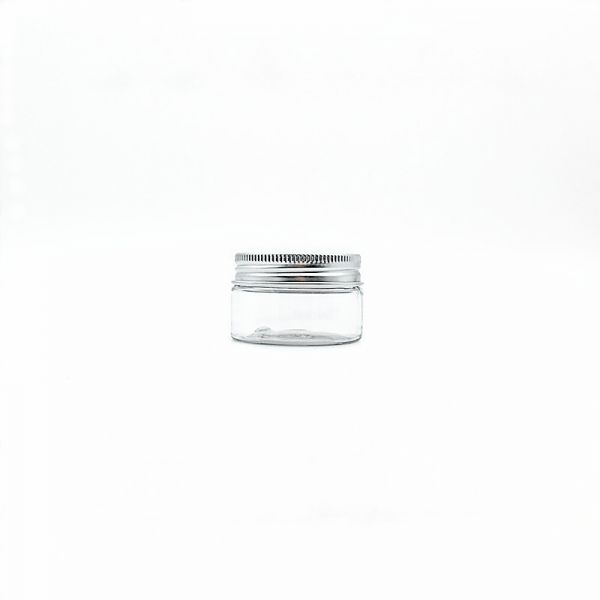 30ml PET Plastic Jars With Aluminum Lid (1 oz)