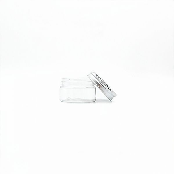 30ml PET Plastic Jars With Aluminum Lid (1 oz)