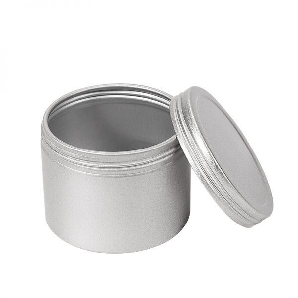 50ml Screw Top Tins of Medium Size and With Open Cap