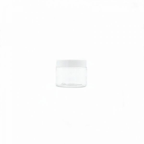 50ml PET Jars With Plastic Lid (1.7 oz - High)