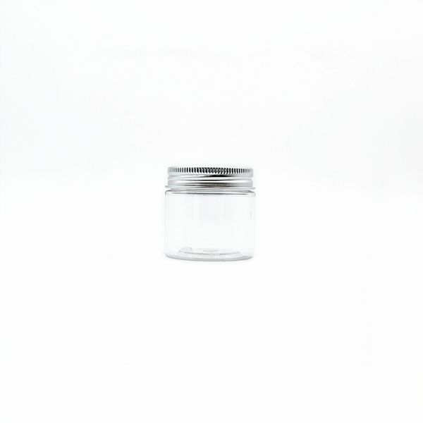 60ml PET Plastic Jars With Aluminum Lid (2 oz)