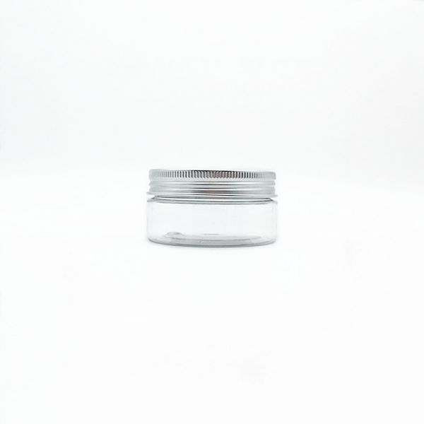 80ml PET Plastic Jars With Aluminum Lid (2.7 oz - Low)