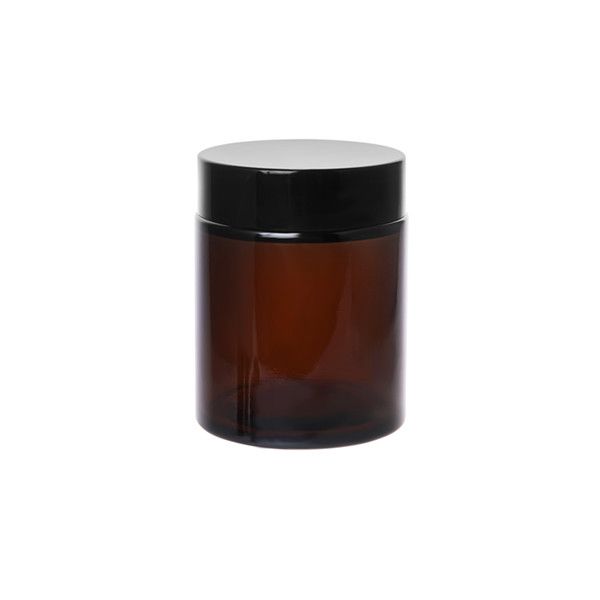 100ml Amber Cosmetic Jars (3.38 oz)
