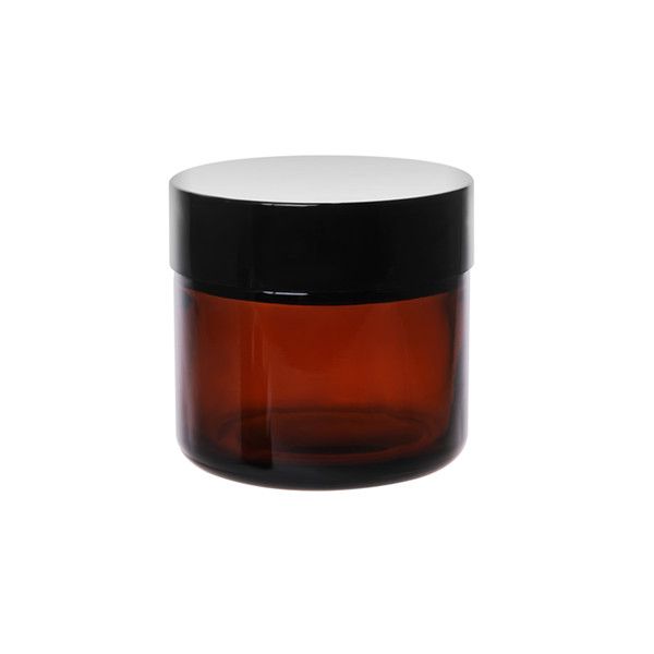 50ml Amber Cosmetic Jars (1.7 oz)