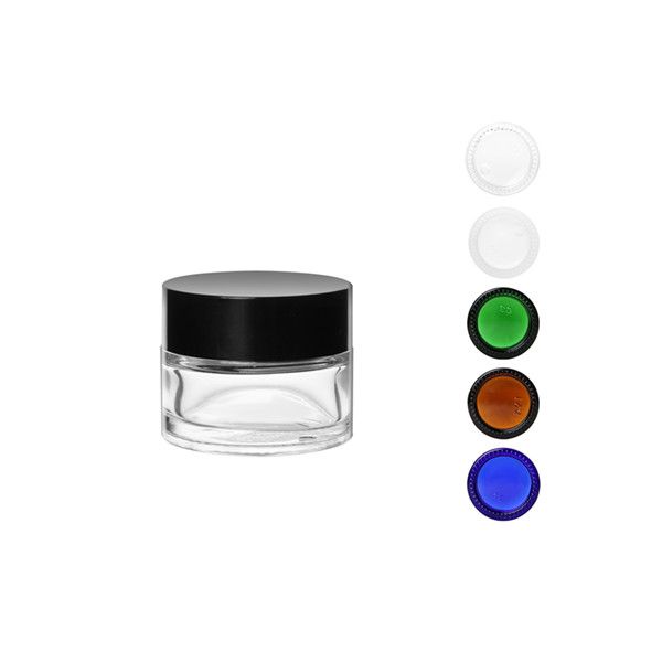 15ml Glass Cosmetic Jars (0.5 oz)