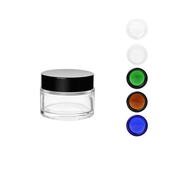 50ml Glass Cosmetic Jars (1.7 oz)