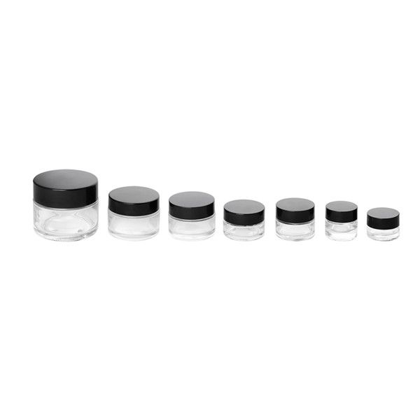 5ml Glass Cosmetic Jars (0.17 oz)