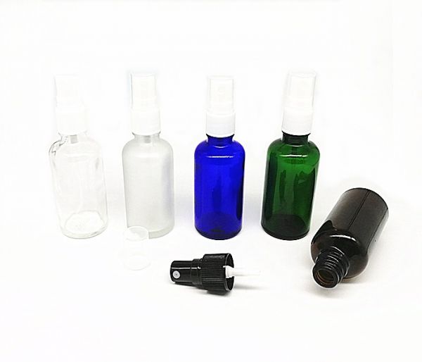 50ml Glass Pump / Spray Bottle (1.7 oz) 
