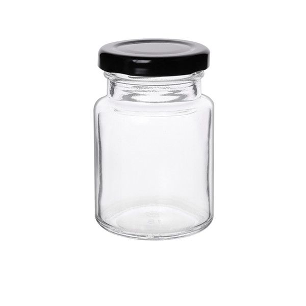 180ml Straight Sided Glass Jars With Lids (6 oz)