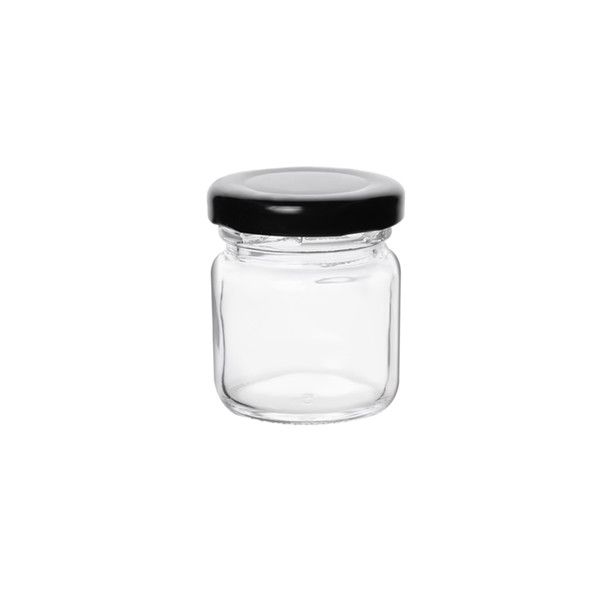 30ml Straight Sided Glass Jars With Lids (1 oz)