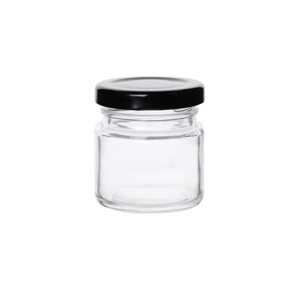 60ml Straight Sided Glass Jars With Lids (2 oz)