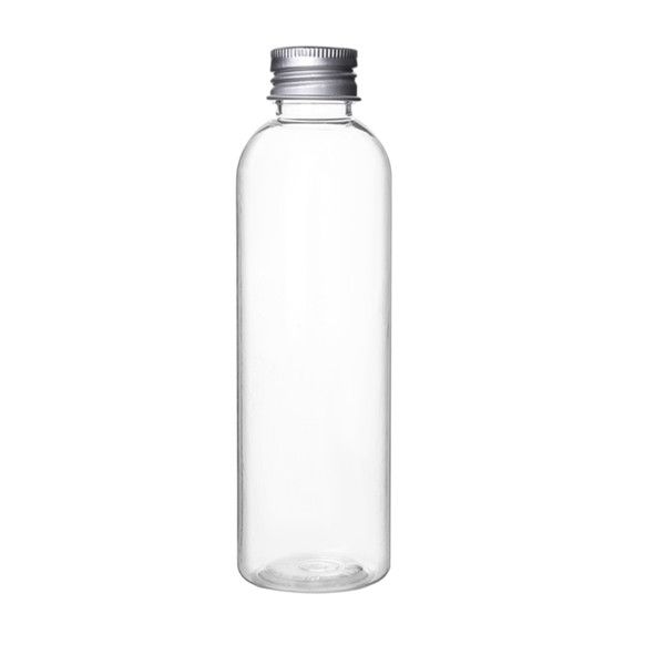 6 oz. (180 ml) Clear 43 MM Cylinder Round PET Plastic Bottle