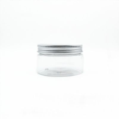 200ml PET Plastic Jars With Aluminum Lid (6.8 oz - Low)