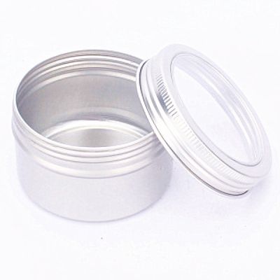 120ml Window Tin (4 oz - Screw Cap)