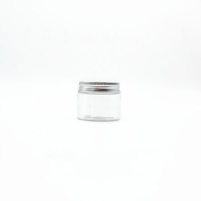 50ml PET Plastic Jars With Aluminum Lid (1.7 oz - High)