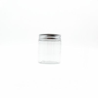 80ml PET Plastic Jars With Aluminum Lid (2.7 oz - High)