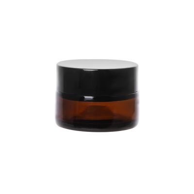 10ml Amber Cosmetic Jars (0.34 oz)