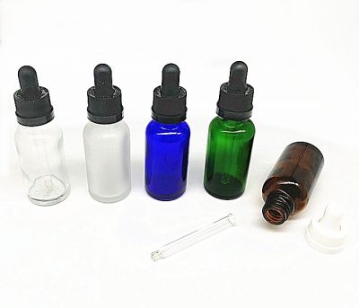 30ml Boston Round Bottles with Pipette (1 oz) 