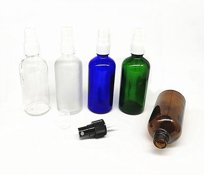 100ml Glass Pump / Spray Bottle (3.38 oz) 