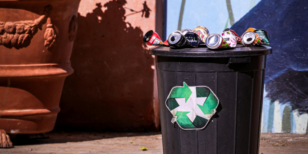 Aluminum-recycle-bins