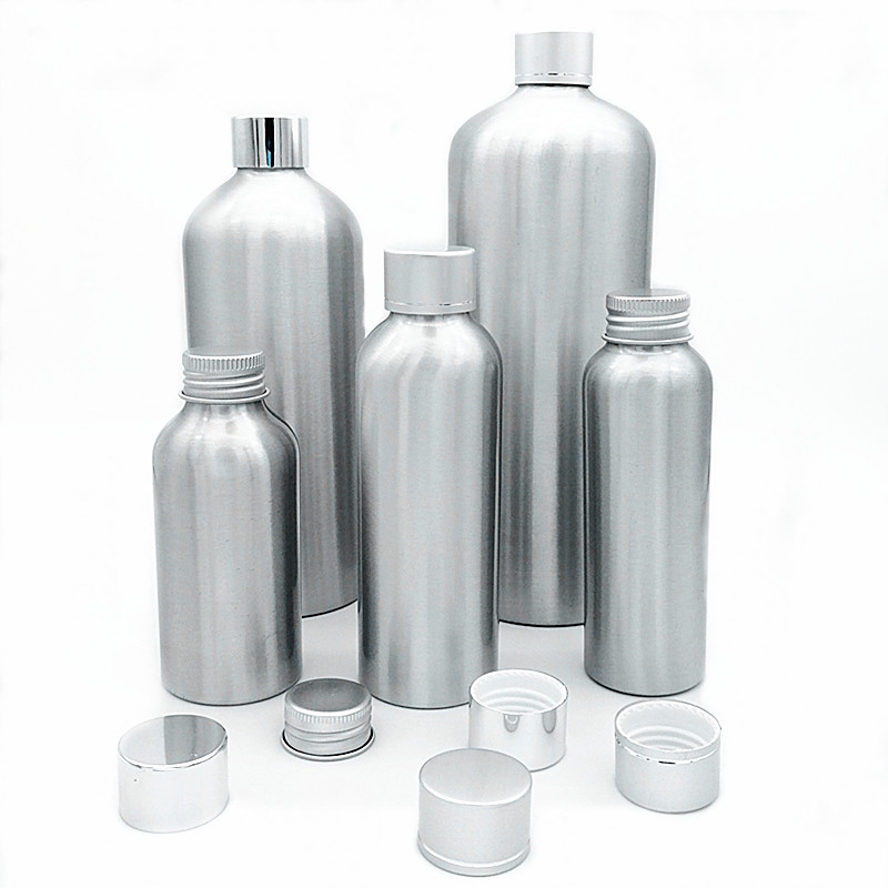 Aluminum Bottles with Screw Top Cap