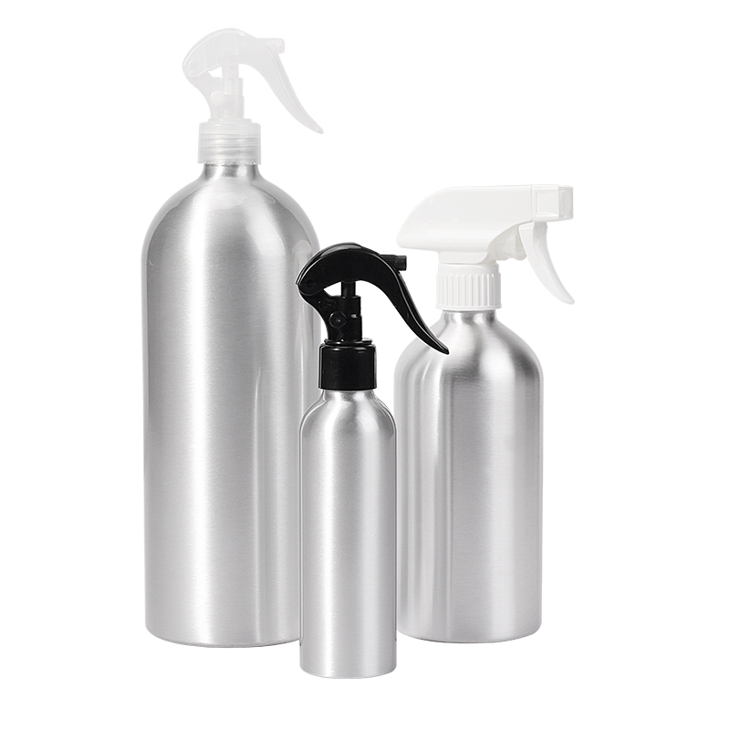 Aluminum Bottles with Trigger Spray Cap